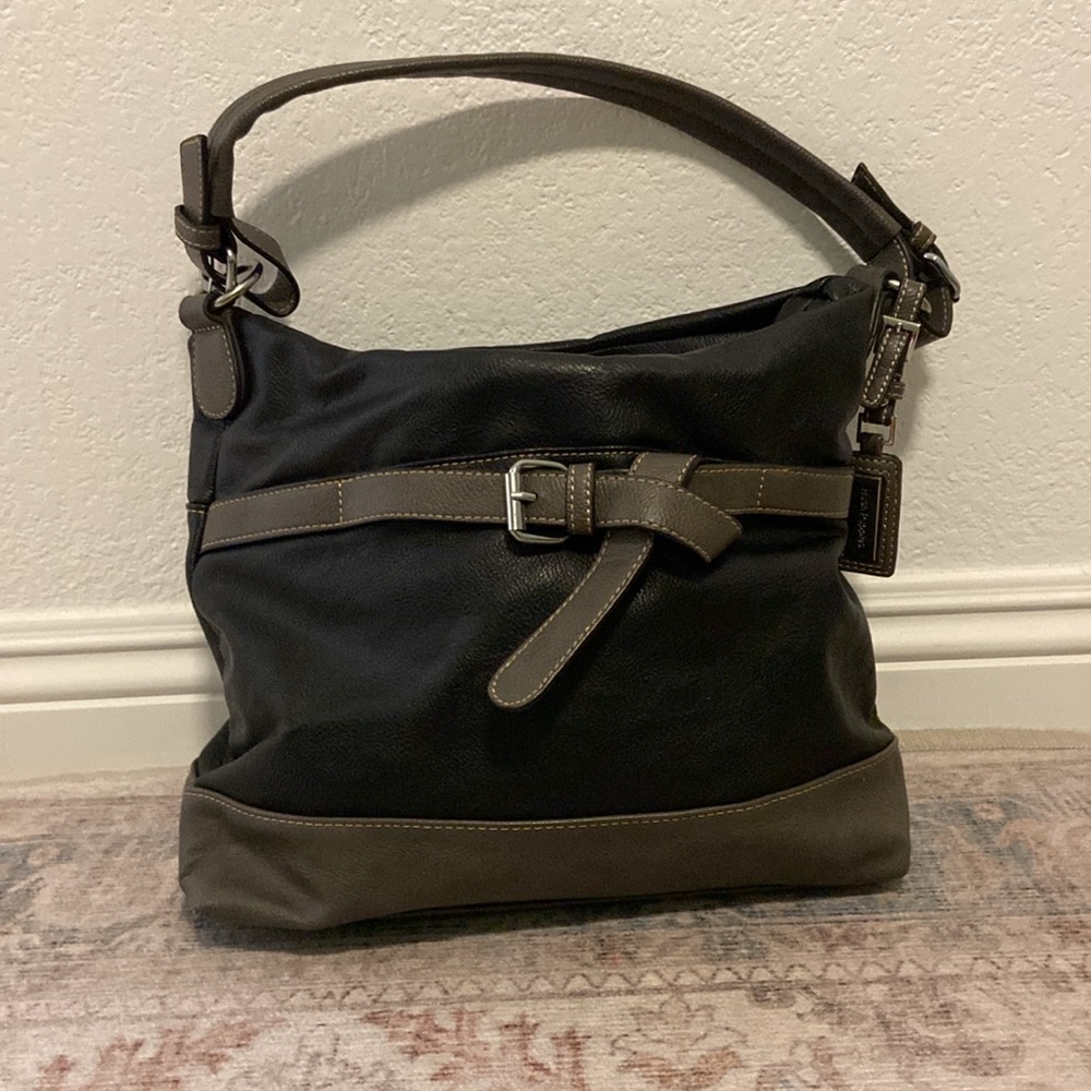 Hush Puppies Black & Grey Tote